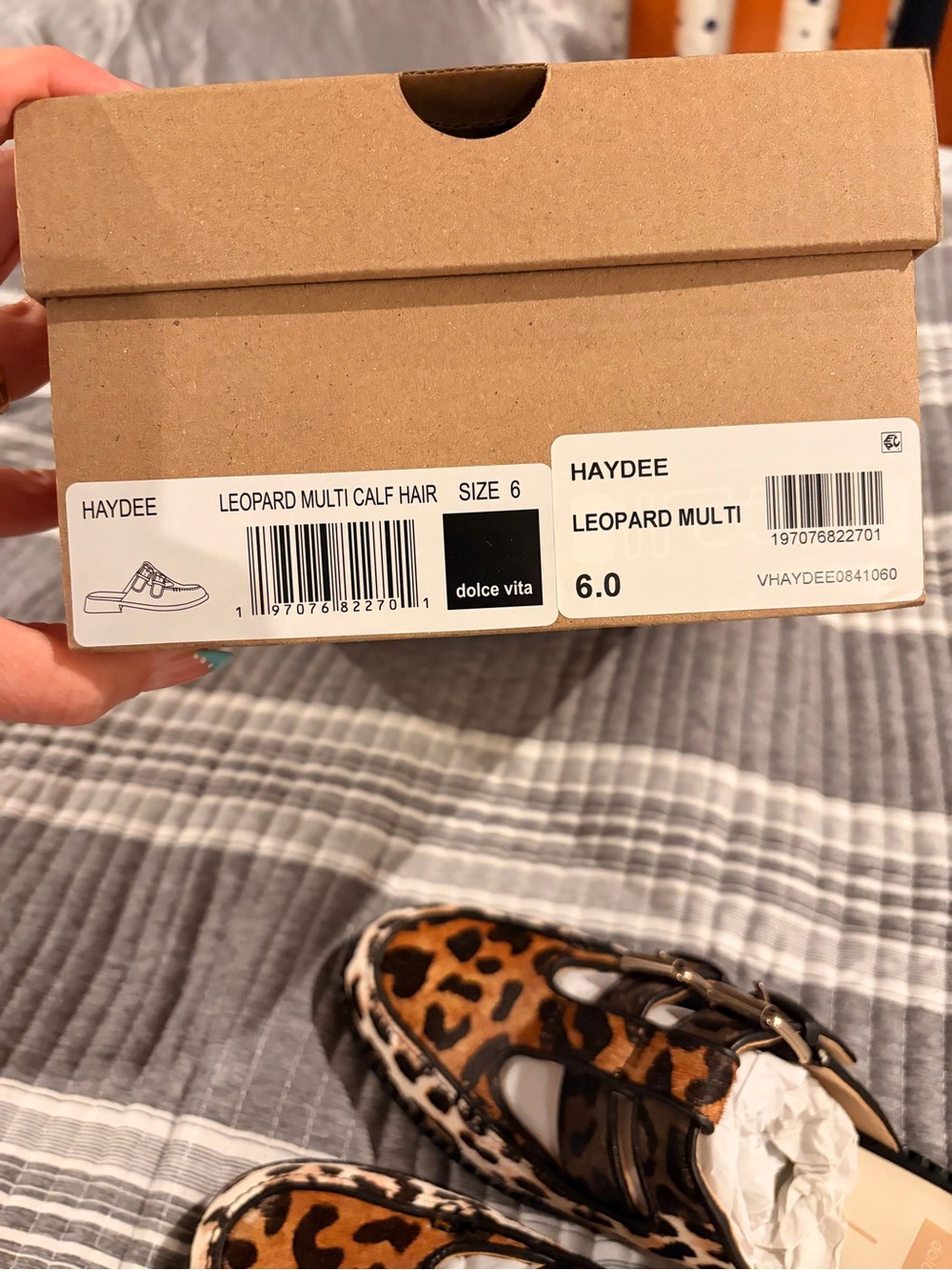 Brand New Dolce Vita Leopard Multi Calf Hair Women’s Size 6 - Picture 7 of 7